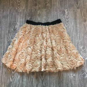 Free People rose skirt